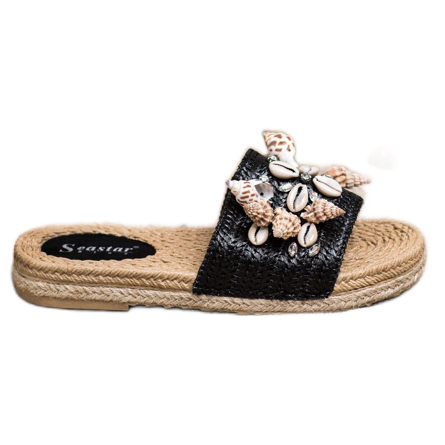 Papuci pentru femei Seastar, BM109425, Negru